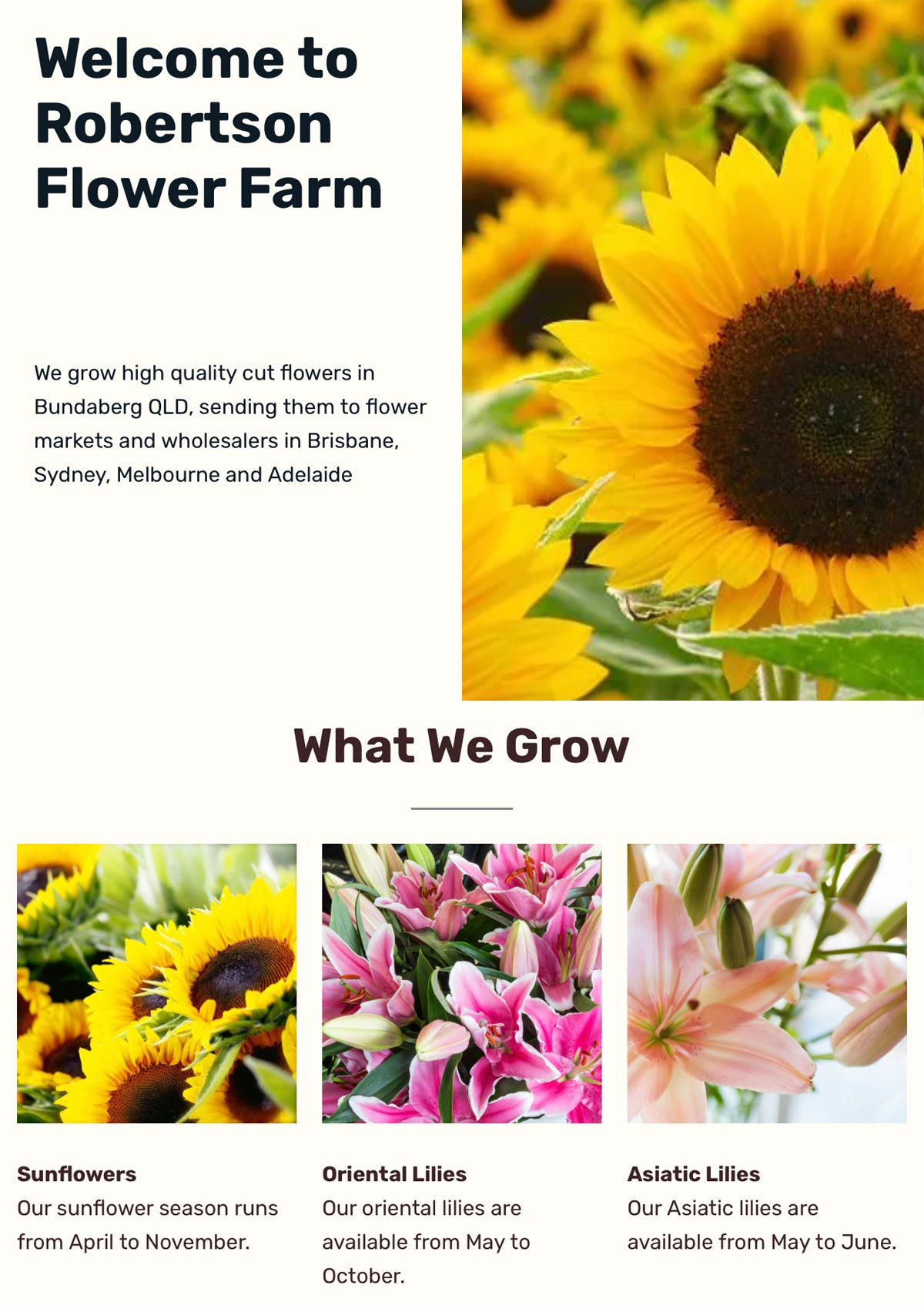 Robertson Flower Farm